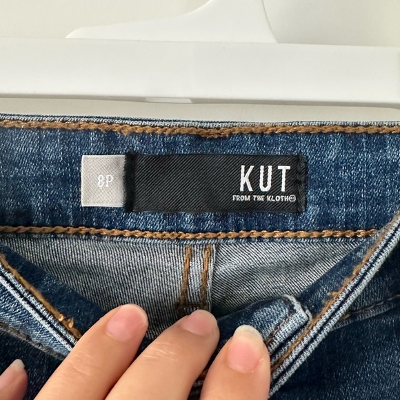 NWT! Kut From The Kloth high-rise fab ab Donna Ankle Skinny. Petite size 8 - Picture 6 of 10